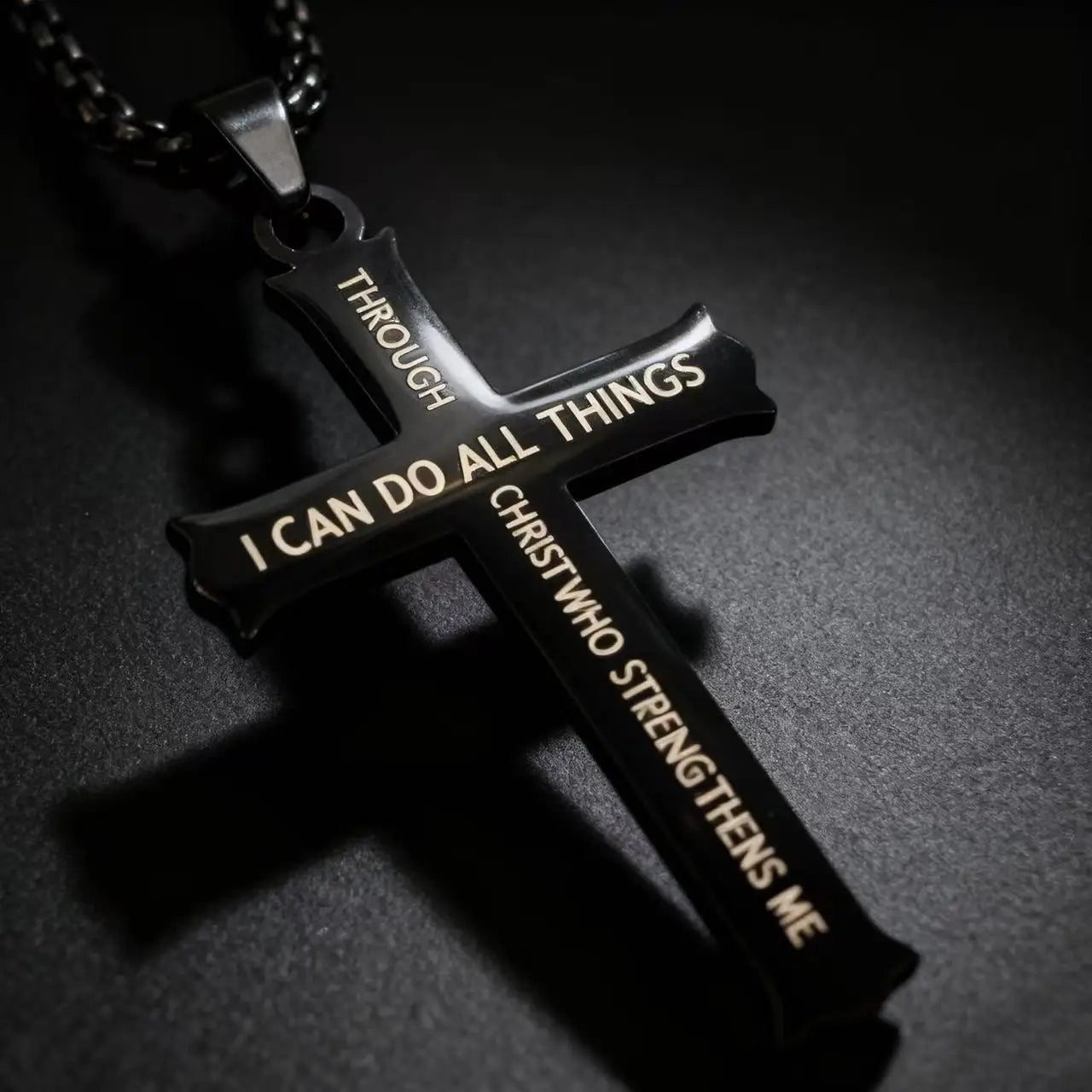 Enduring Faith Cross Pendant