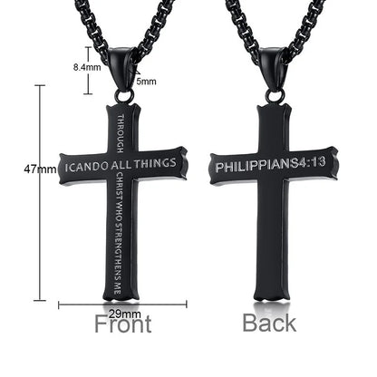 Enduring Faith Cross Pendant
